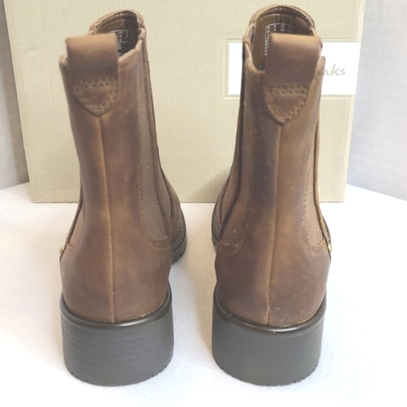 Clarks Leather Boots Orinoco Club Ankle Booties 6 NWOT - Picture 4 of 7